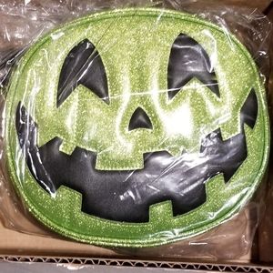 NEW Love Pain Stitches Green Double Faced Bag